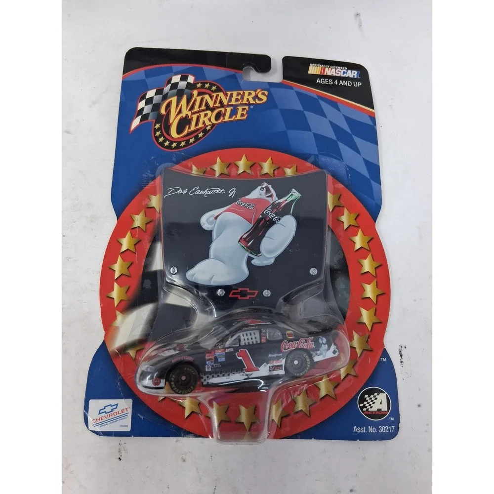 NASCAR Winners Circle Dale Earnhardt Jr Sr 1/64 Diecast 5Car Lot  Hood Series. N